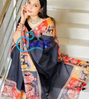 ব্লাউজ পিস সহ শাড়ী DP - 6033