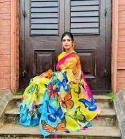 Digital Print Saree DP - 6009