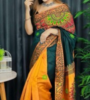 Dupion Silk Saree DS 404