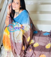 Silk Batik Saree SB  01R