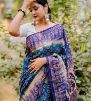 Silk Batik Saree SB 21