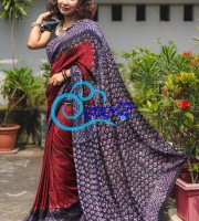 Silk Batik Saree SB 33