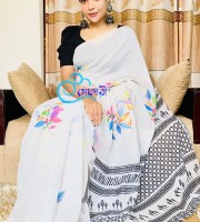 ব্লাউজ পিস সহ শাড়ী  DP - 6046