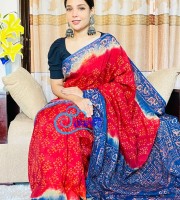 Silk Batik Saree SB 47